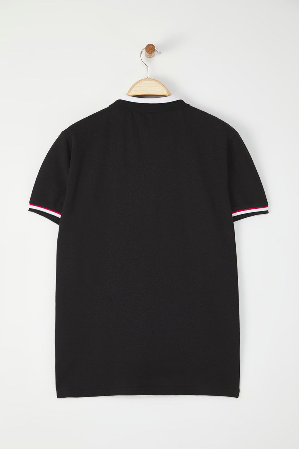 Trendyolmilla Man Siyah Regular/Normal Kesim Nak?sl? Polo Yaka T-shirt TEDSS25PO00000  фото 5
