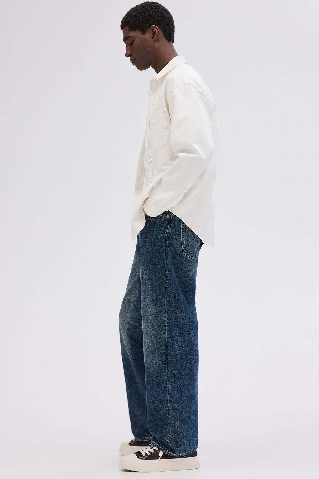 Loose Straight Jeans - H&m фото 13