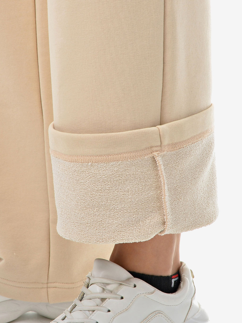 Брюки из футера. М-530  ТОПЛЁНОЕ МОЛОКО - А+б коллекция фото 12