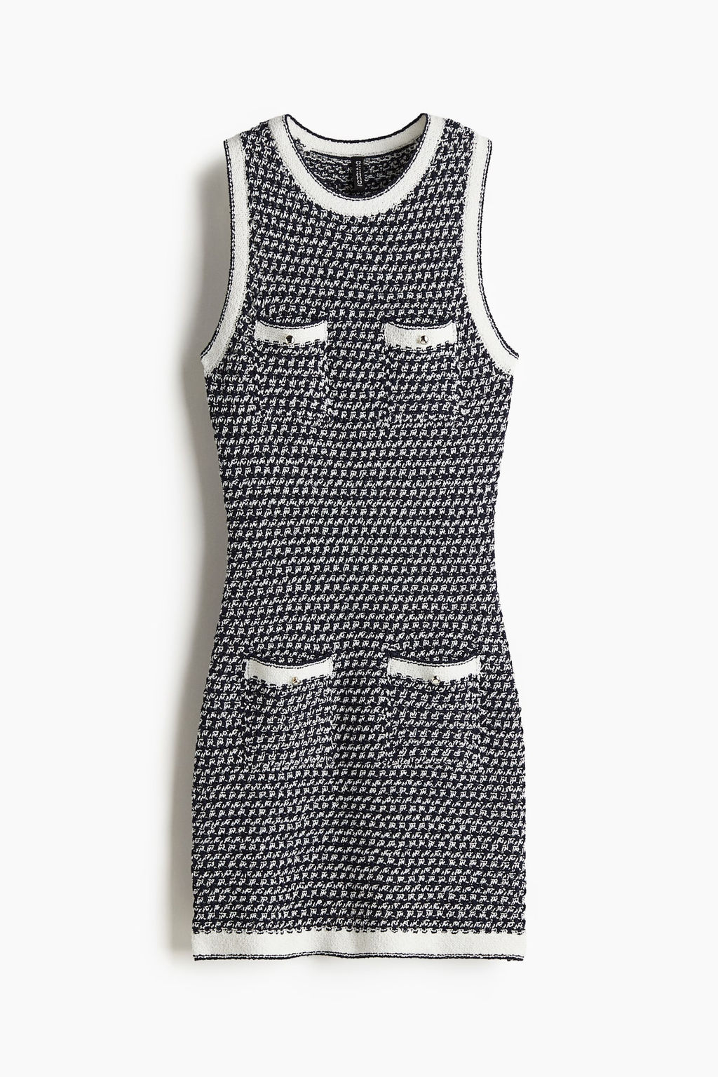 Vestido en punto texturizado con bolsillos - H&m фото 6