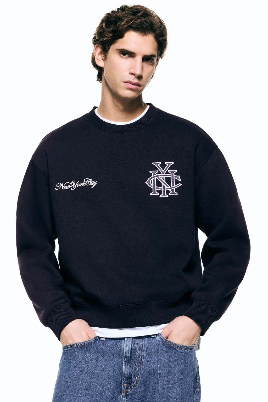Sudadera estampada Loose Fit - H&m фото 4