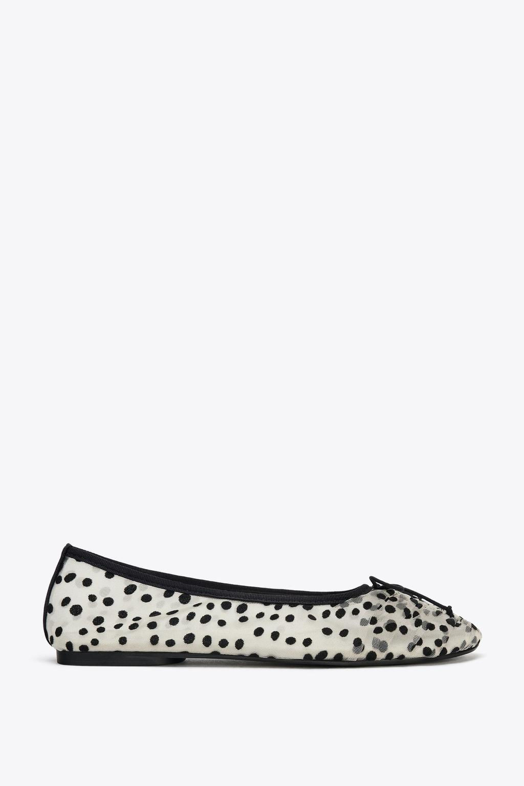 MESH BALLERINA WITH BOW - Zara фото 2