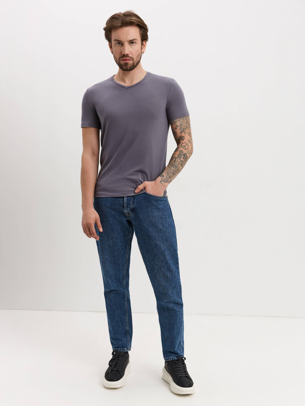 DIWARI Фуфайка BASIC MEN MF 2025 (бандероль) dark grey