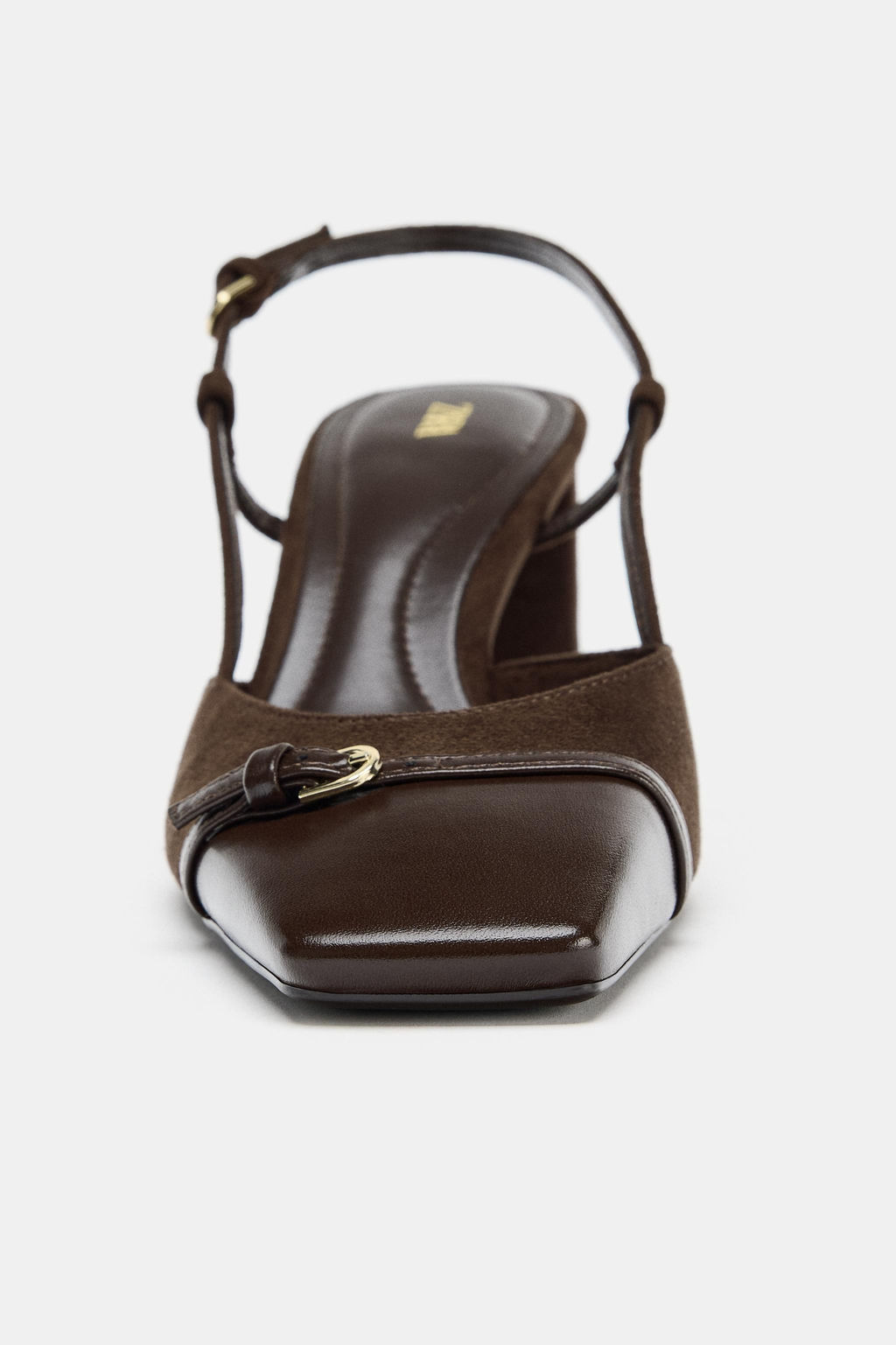 BLOCK HEEL SLINGBACK SHOES - Zara фото 4