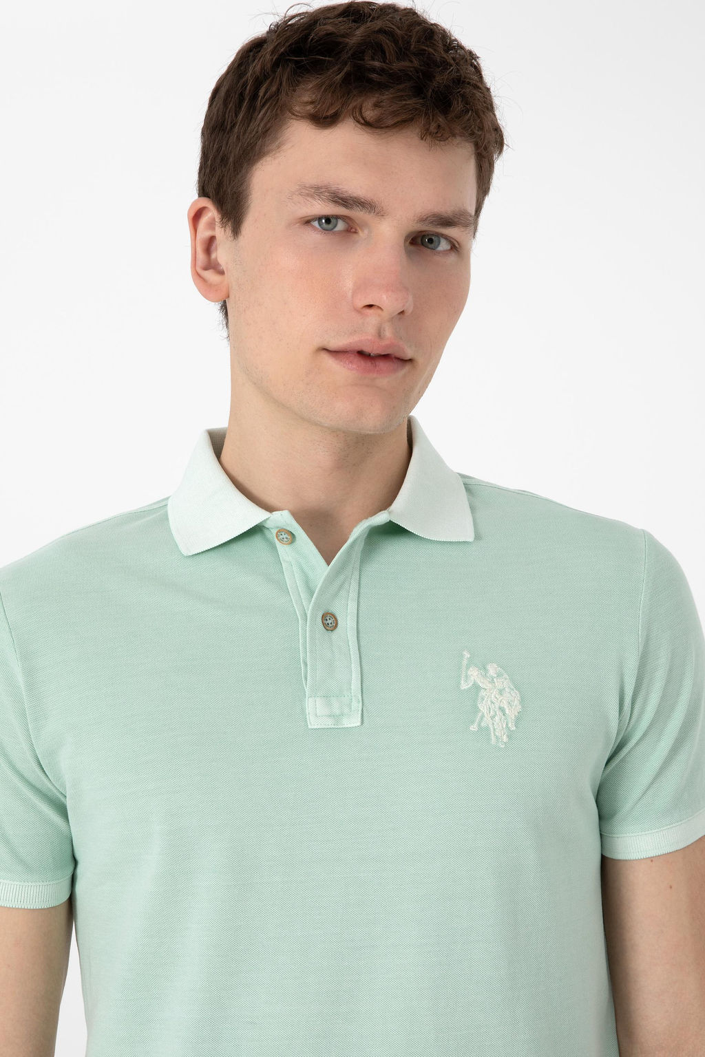 Erkek Su Ye_ili Basic Ti__rt Sepette S_rpriz _ndirim - U.s. polo assn фото 2