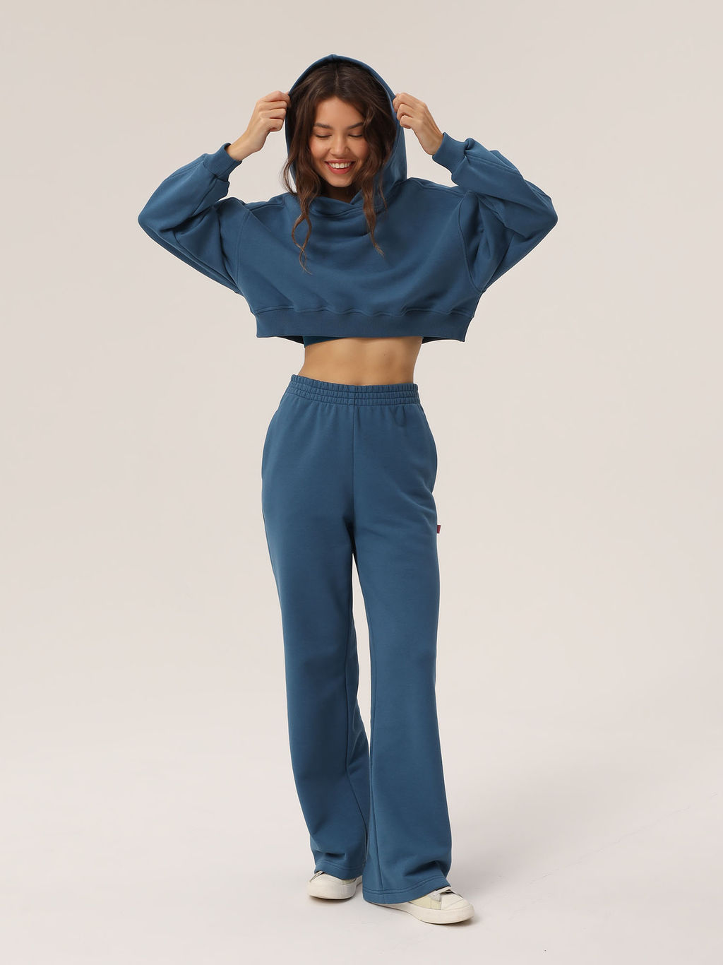 MY Брюки женские свободные с карманами Б302  фото 6