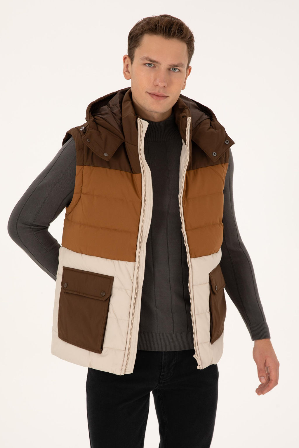 Erkek Koyu Bej Mont - U.s. polo assn фото 3