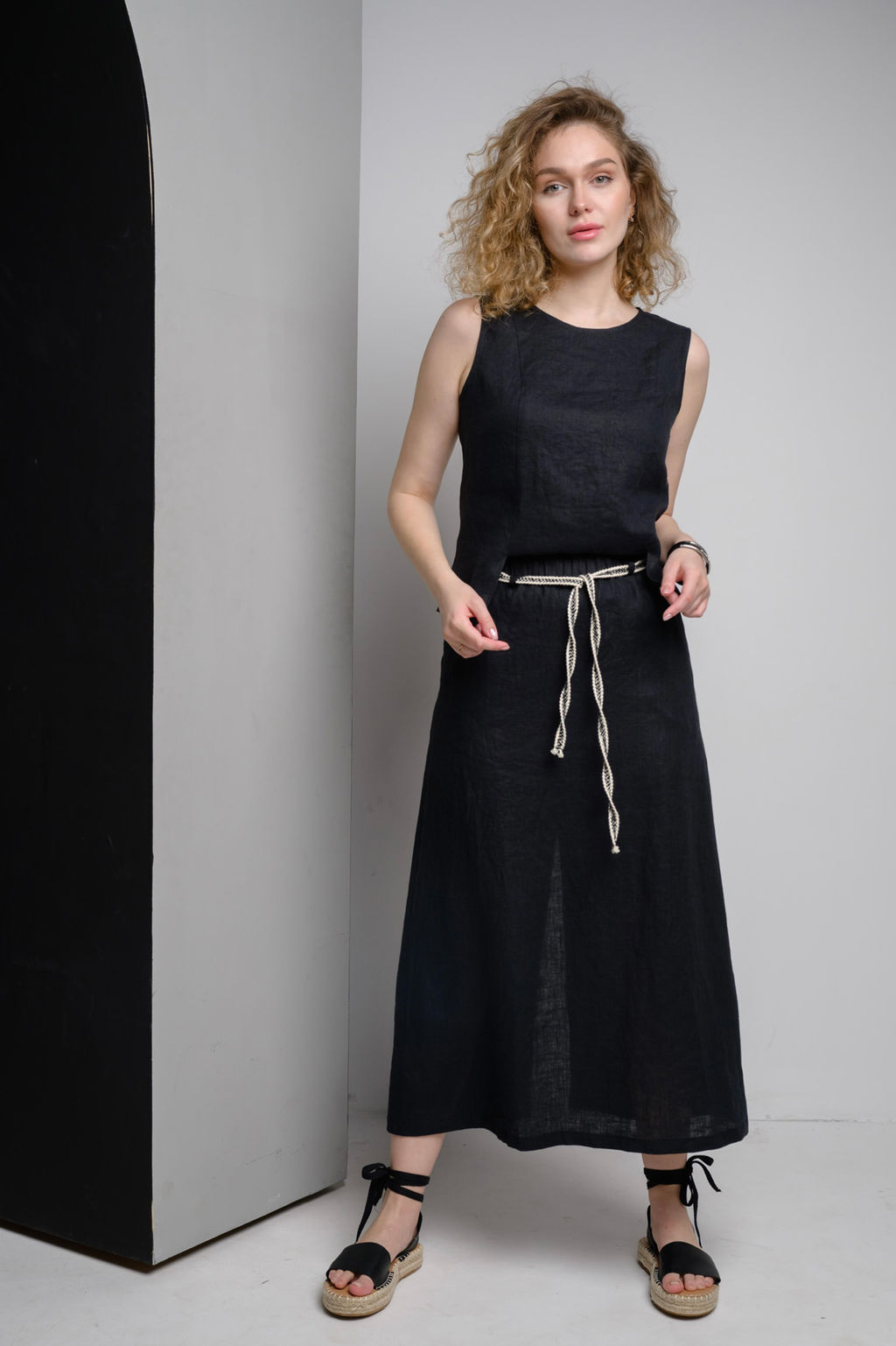 100% ЛЁН базовый топ - Новый лен фото 3