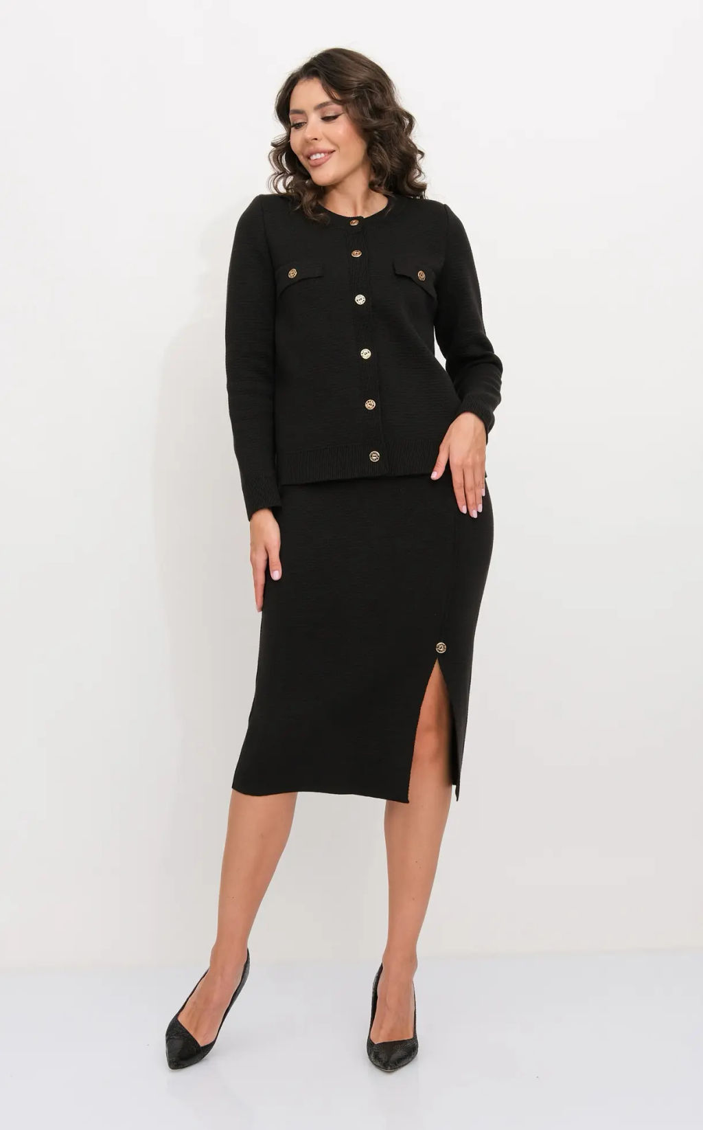 ЗЛАТА Костюм М 3298/черный