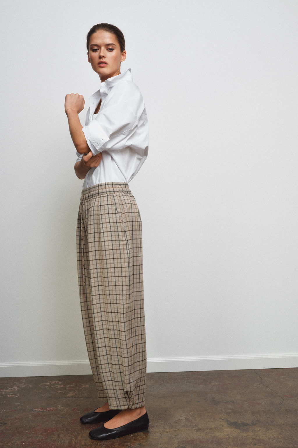 CHECK TROUSERS ZW COLLECTION - Zara фото 4