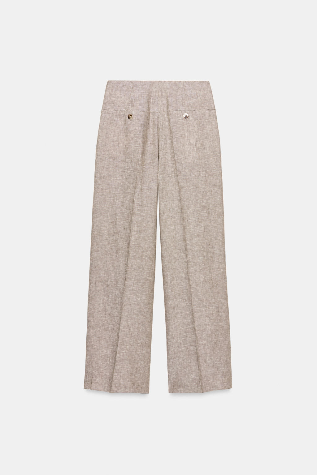 PANTAL?N RECTO 100% LINO SET / Arena / Vigor? - Zara фото 9