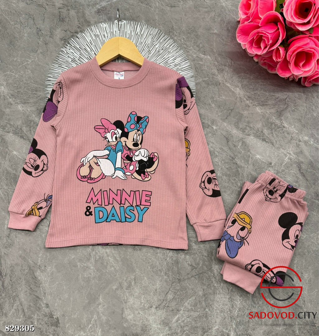 Пижама для девочки с рисунком