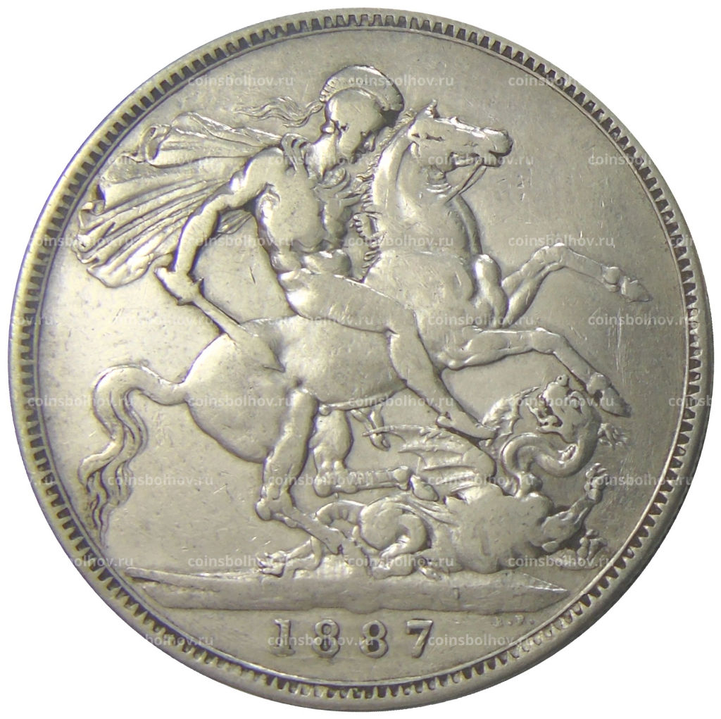 1 крона 1887 года Великобритания
