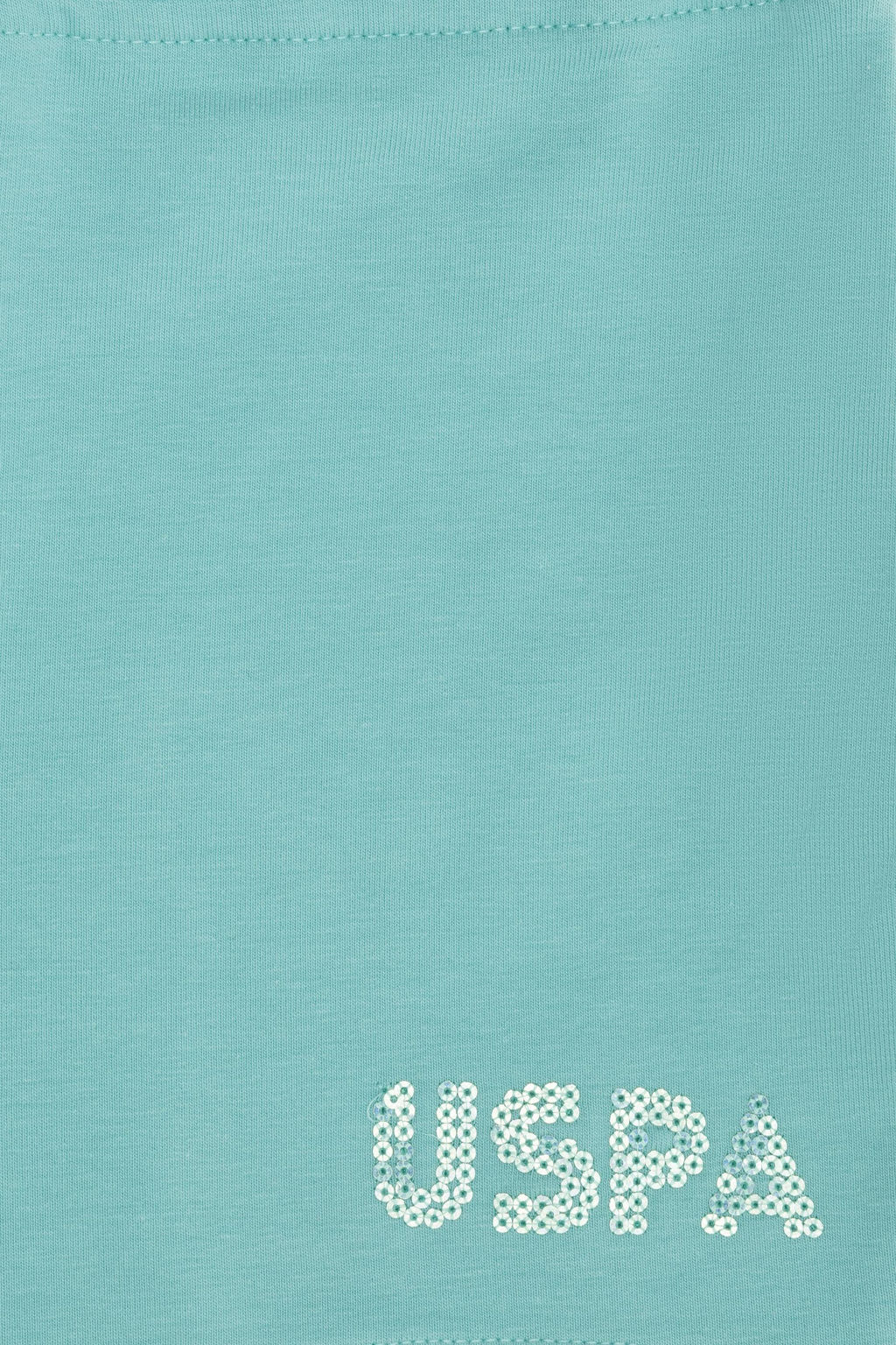 Мятные вязаные шорты для девочек - U.s. polo assn фото 3