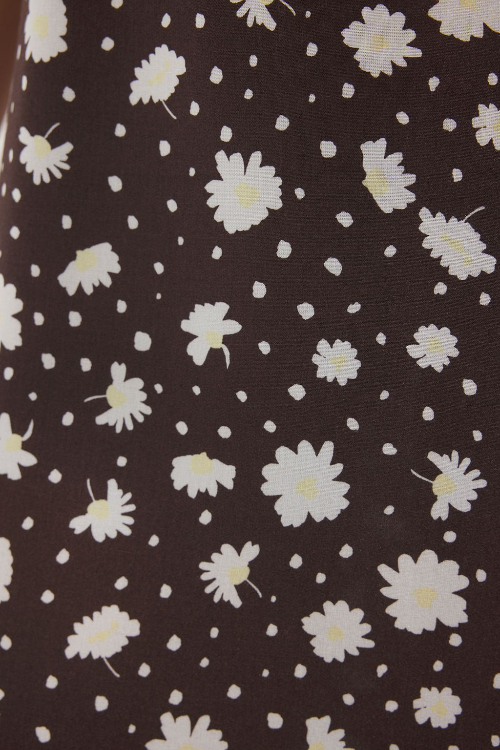 Kahverengi Etegi Belden Ac?lan Cicekli Maxi Dokuma Elbise TWOSS25EL00577 - Trendyolmilla фото 3