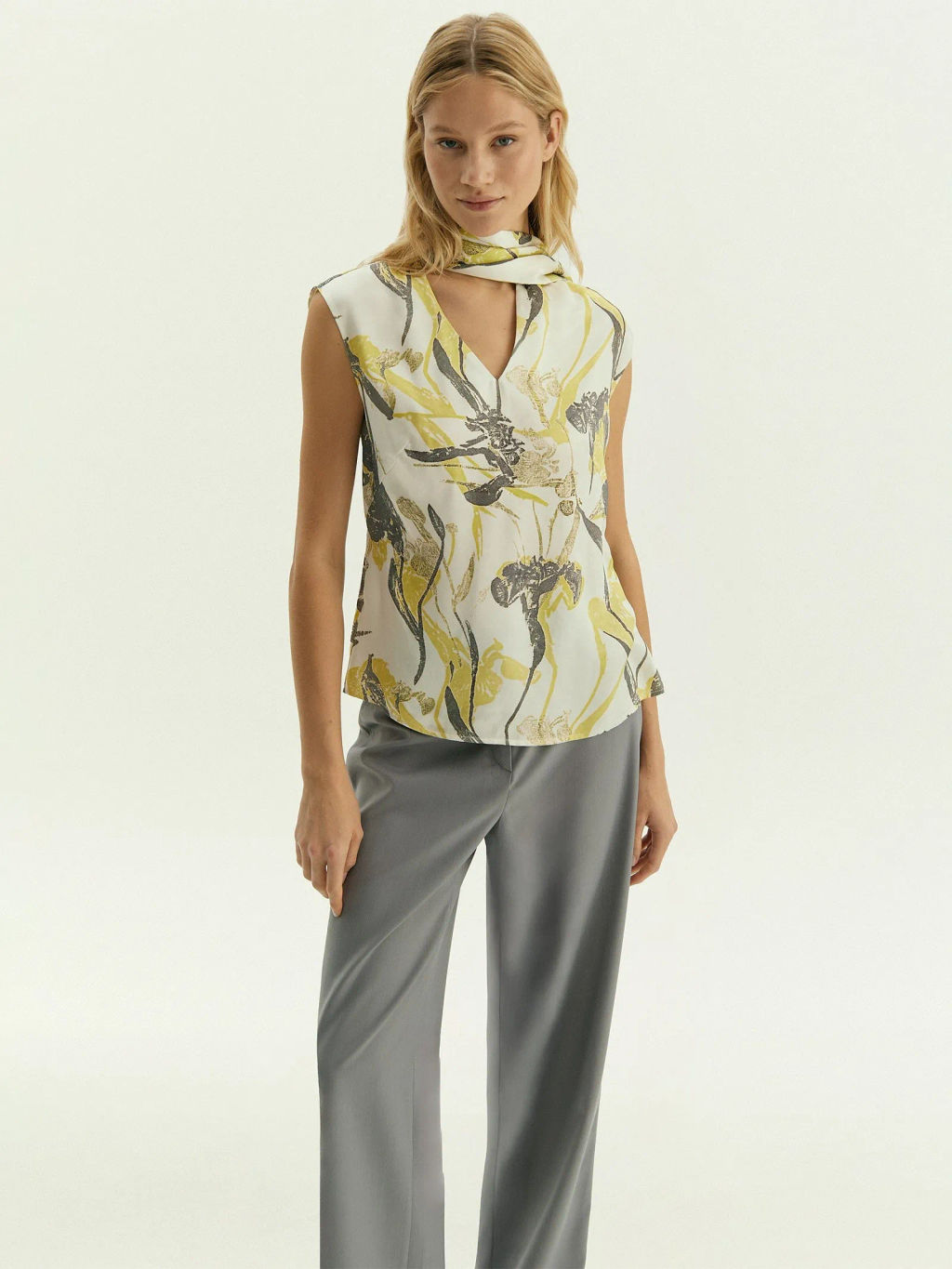 Блузка из 100% вискозы, B3246/narcis - Emka фото 2