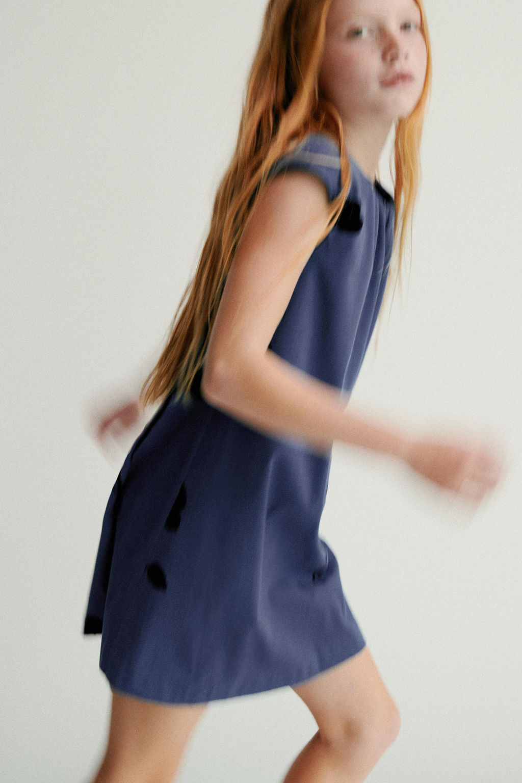 FLOCKED FLORAL DRESS - Zara фото 5