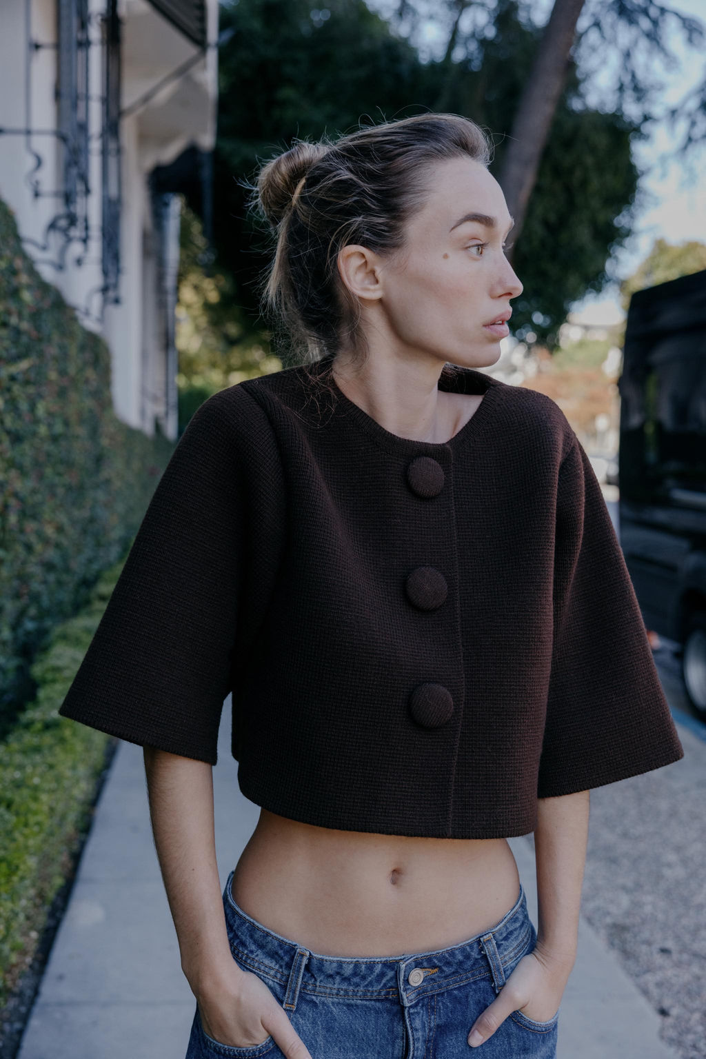 SHORT KNIT CARDIGAN - Zara фото 8