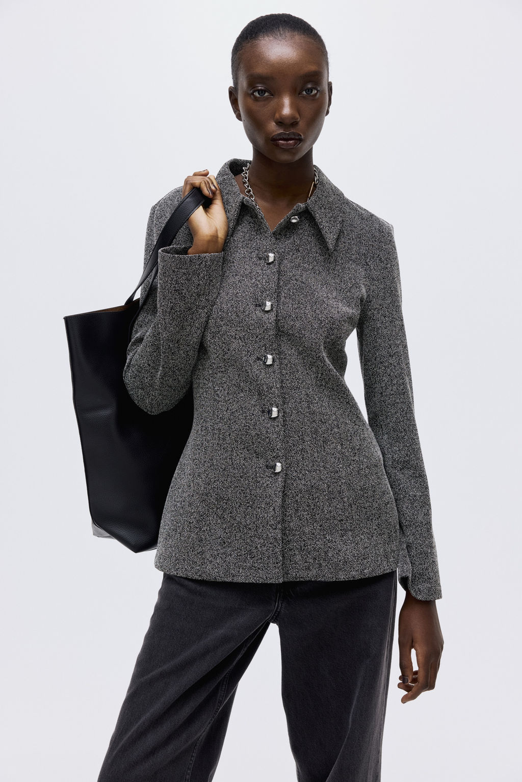 Chaqueta con cuello - H&m фото 4