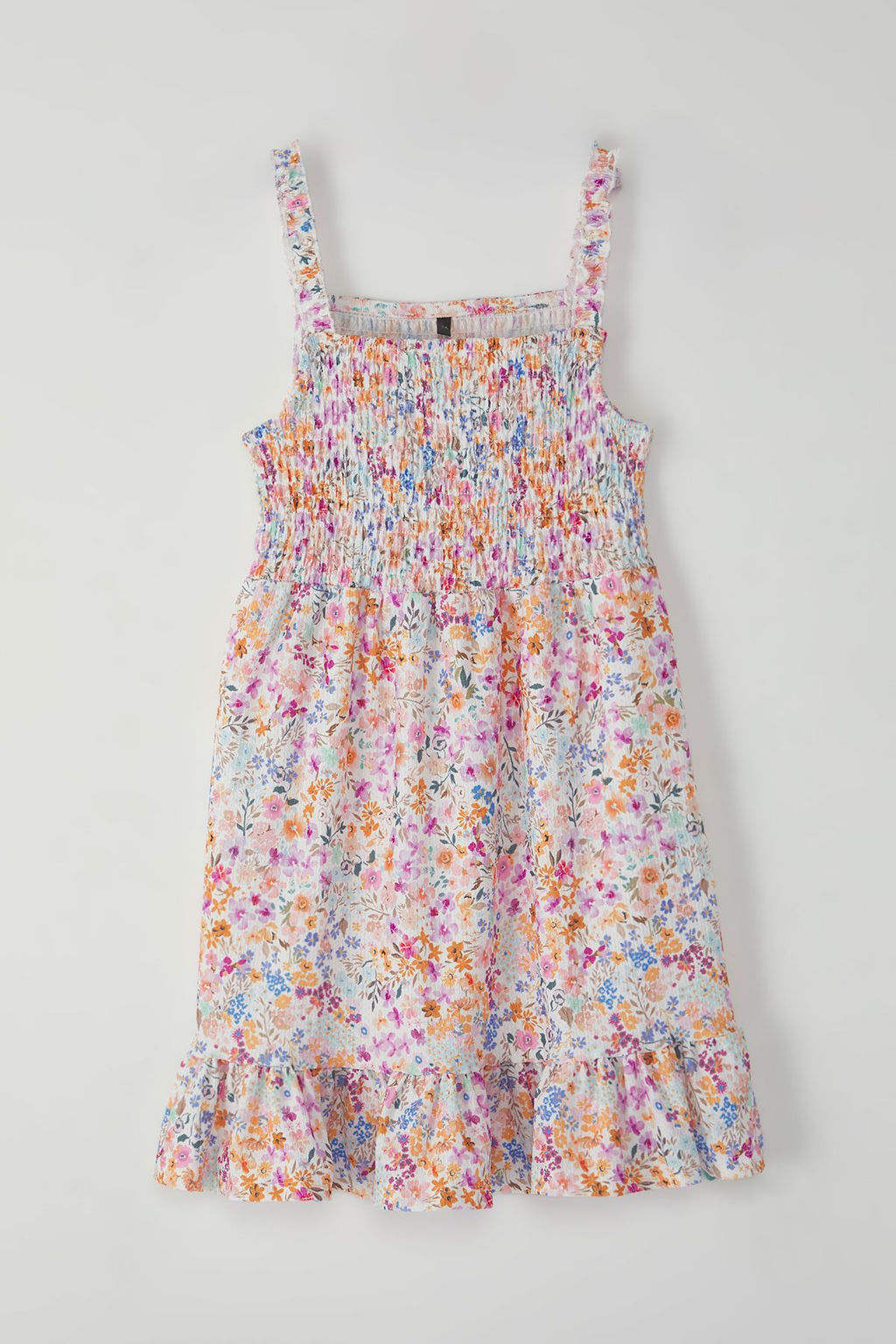 Pembe K?z Cocuk Cicekli Ask?l? Mini Orme Elbise TKDSS25EL00064 - Trendyolmilla фото 4