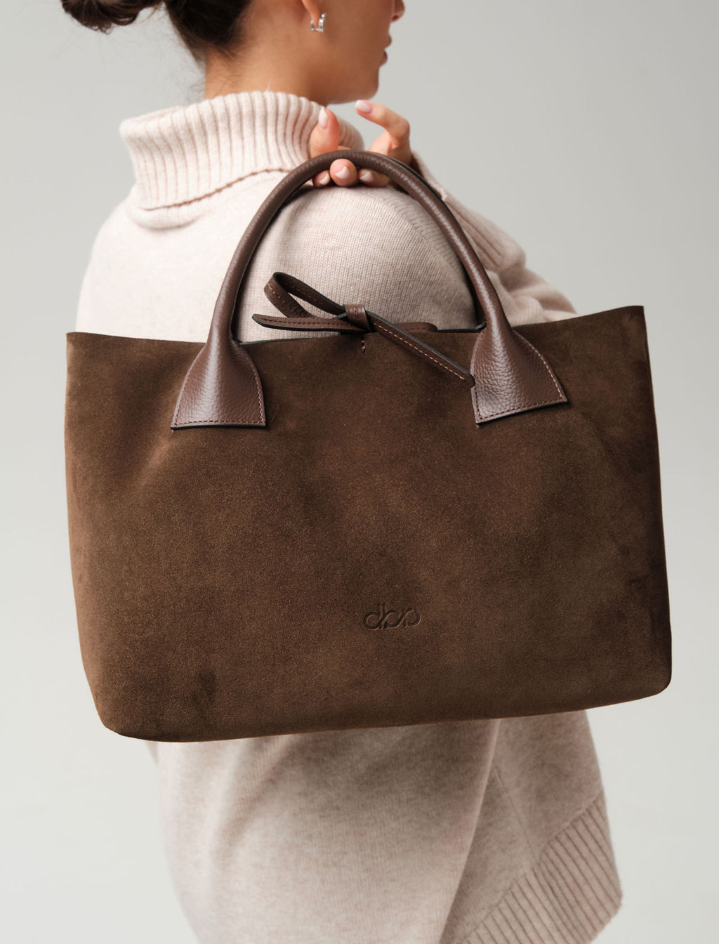 Замшевая сумка Iris DBR 31372 кофе  фото 3