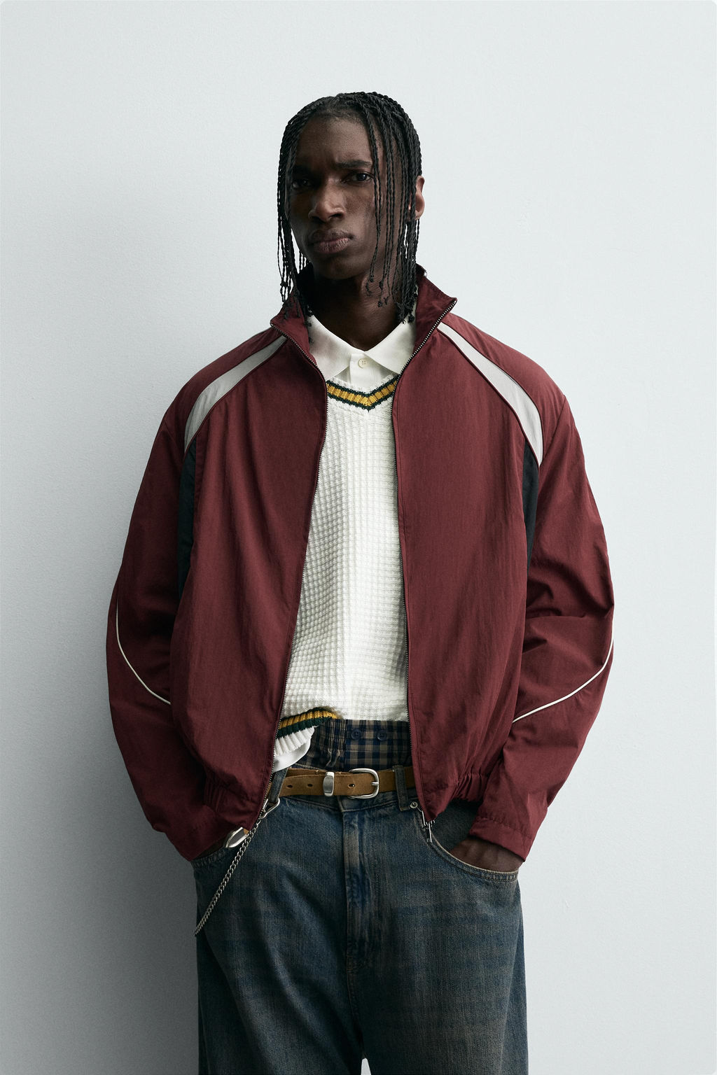 CONTRAST COLOUR BLOCK TECHNICAL JACKET