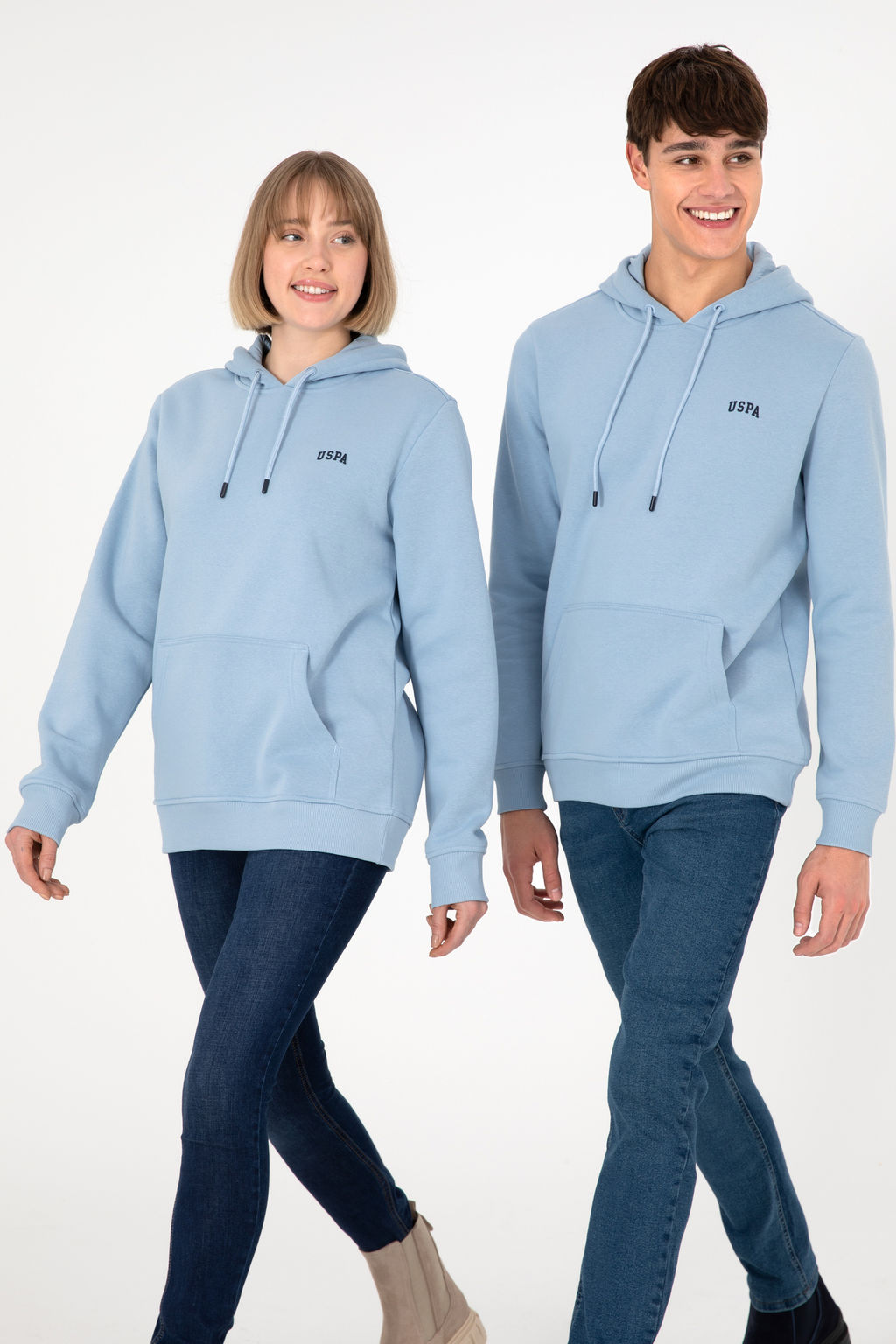 Мужской голубой базовый свитшот Неожиданная скидка в корзине - U.s. polo assn фото 11