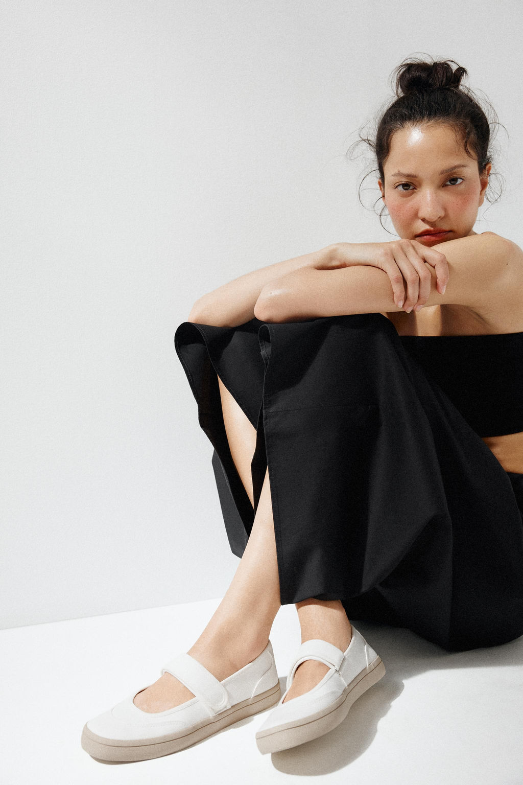 FABRIC STRAP BALLERINAS - Zara фото 19