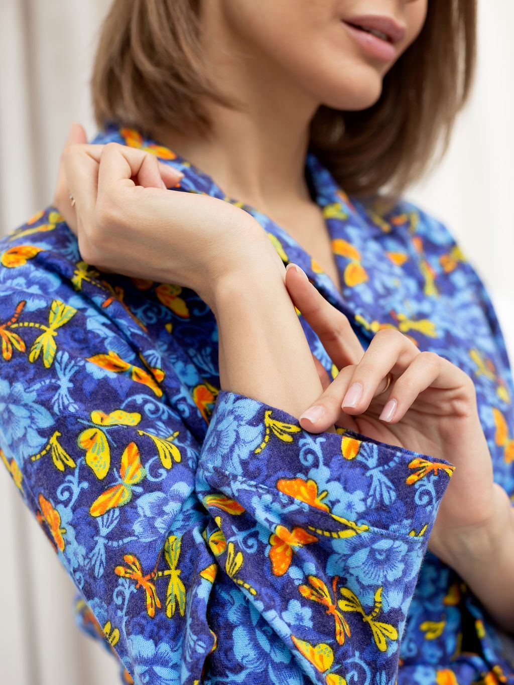 Халат фланель м111б - Лето-текс фото 2