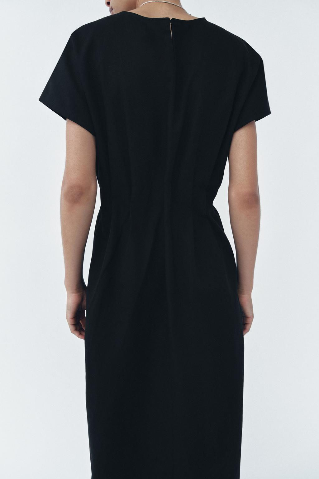 ZW COLLECTION PLEATED MIDI DRESS - Zara фото 20