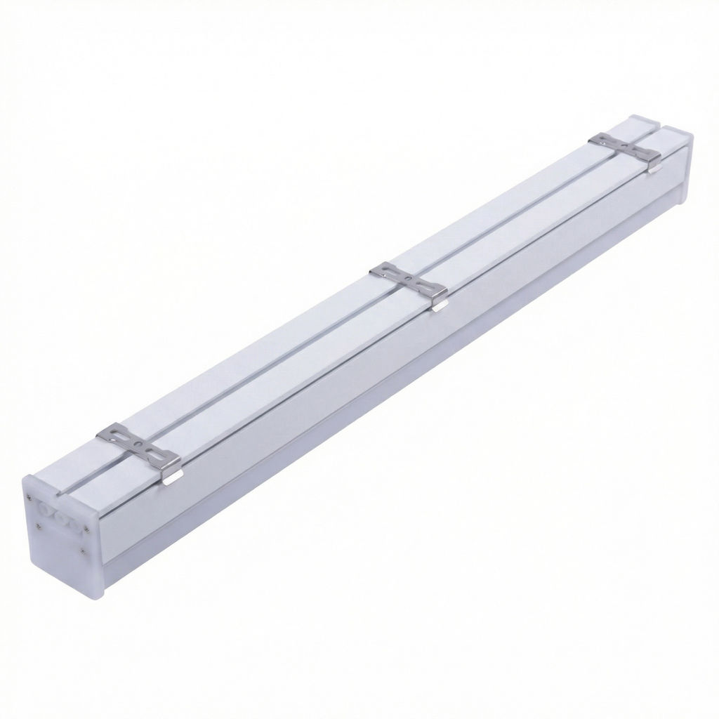 ULO-N10A-20W/4000K/L60 IP40 WHITE Светильник линейный светодиодный подвесной. Прямой, 60см. Белый свет (4000K). 2000Лм. Алюминий. Цвет белый. TM Uniel