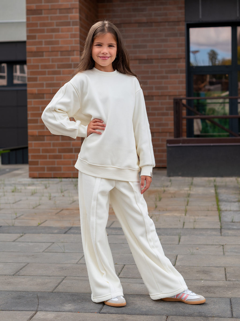 Костюм для девочек Скай Лайн Бежевый