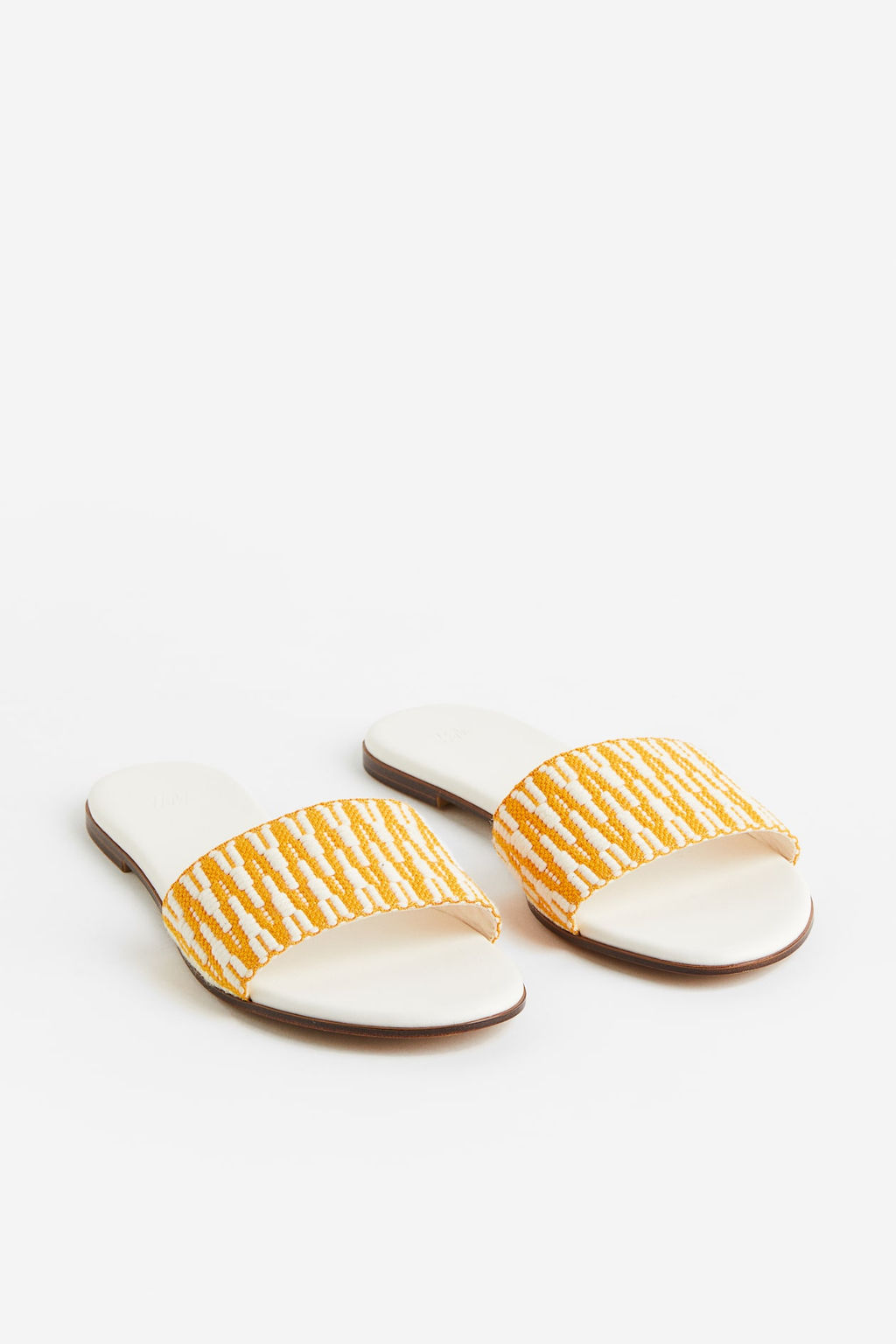 Sandalias abiertas en tejido de jacquard - H&m фото 3