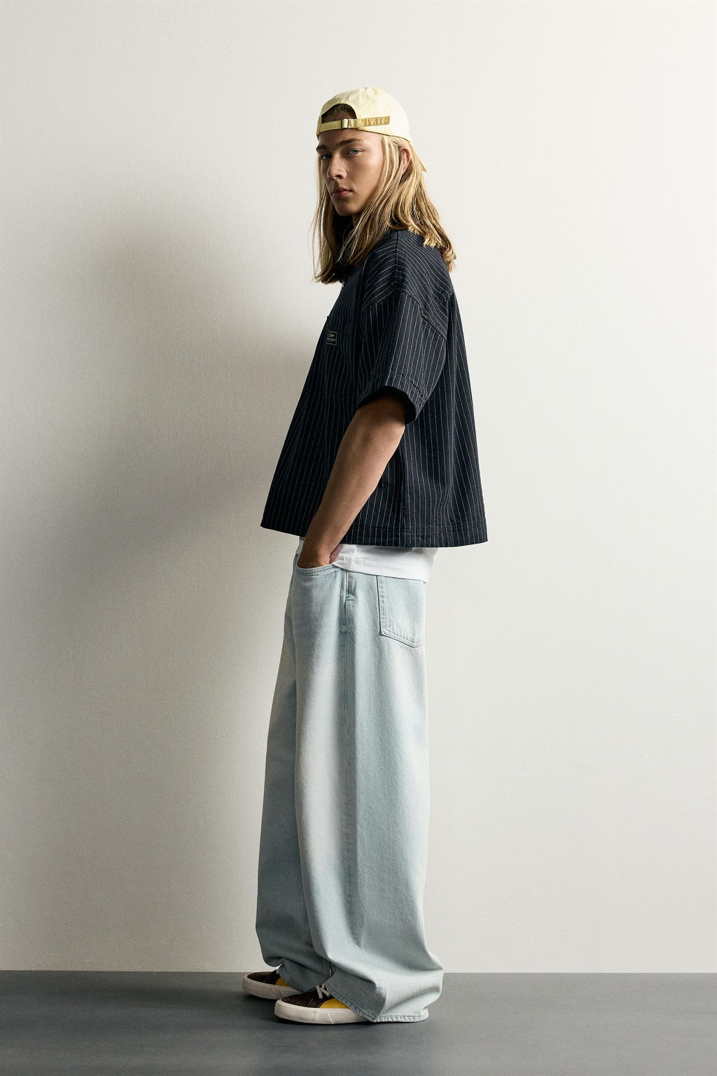 CAMISA DENIM BOXY FIT RAYA DIPLOM?TICA / Azul - Zara фото 4