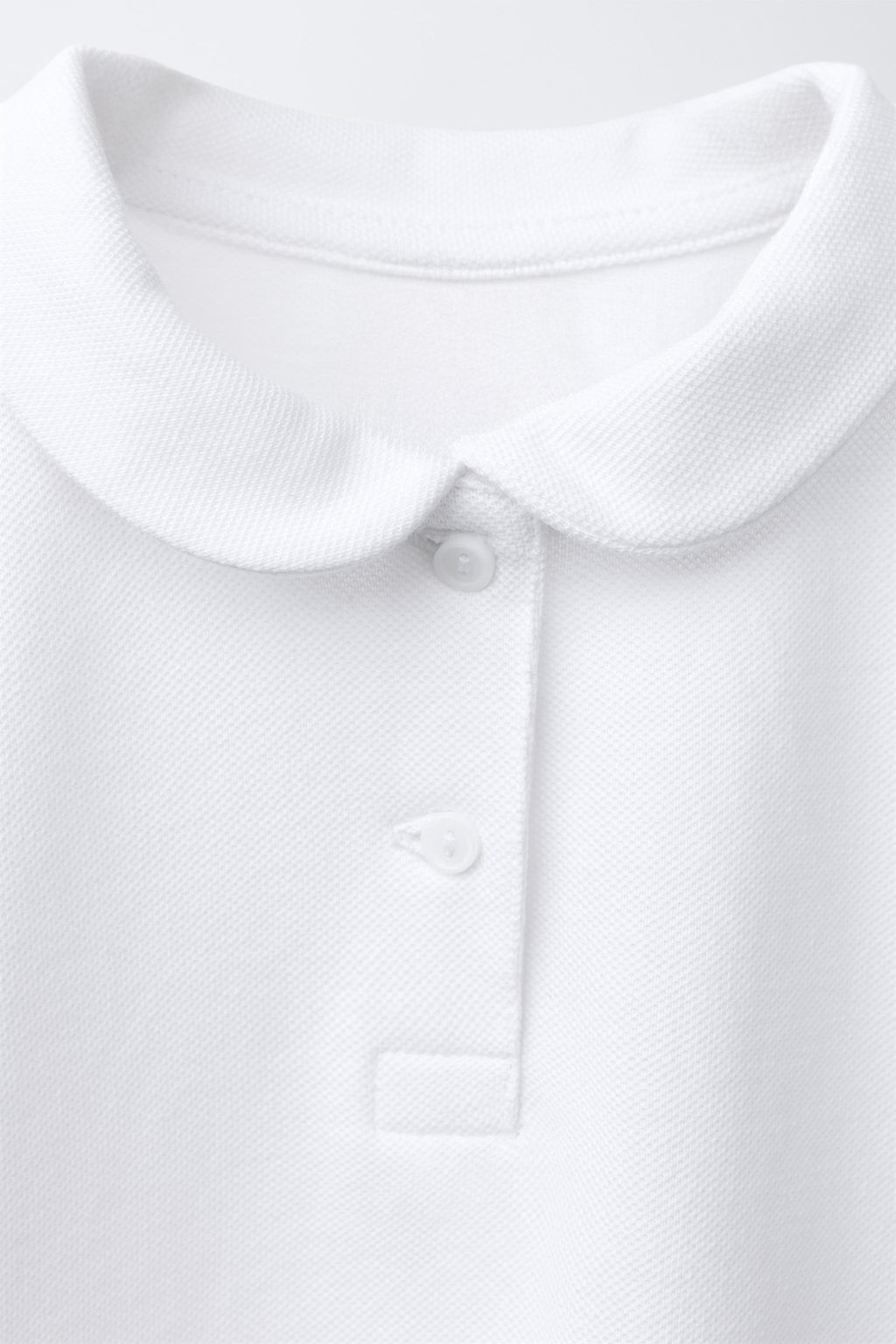 PIQU_ POLO SHIRT WITH PETER PAN COLLAR - Zara фото 3