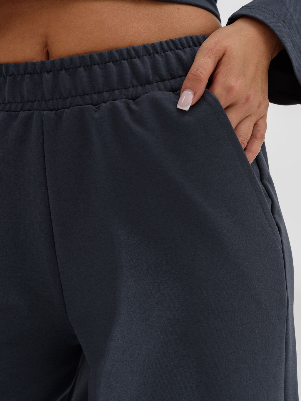 Брюки футер "Палаццо"