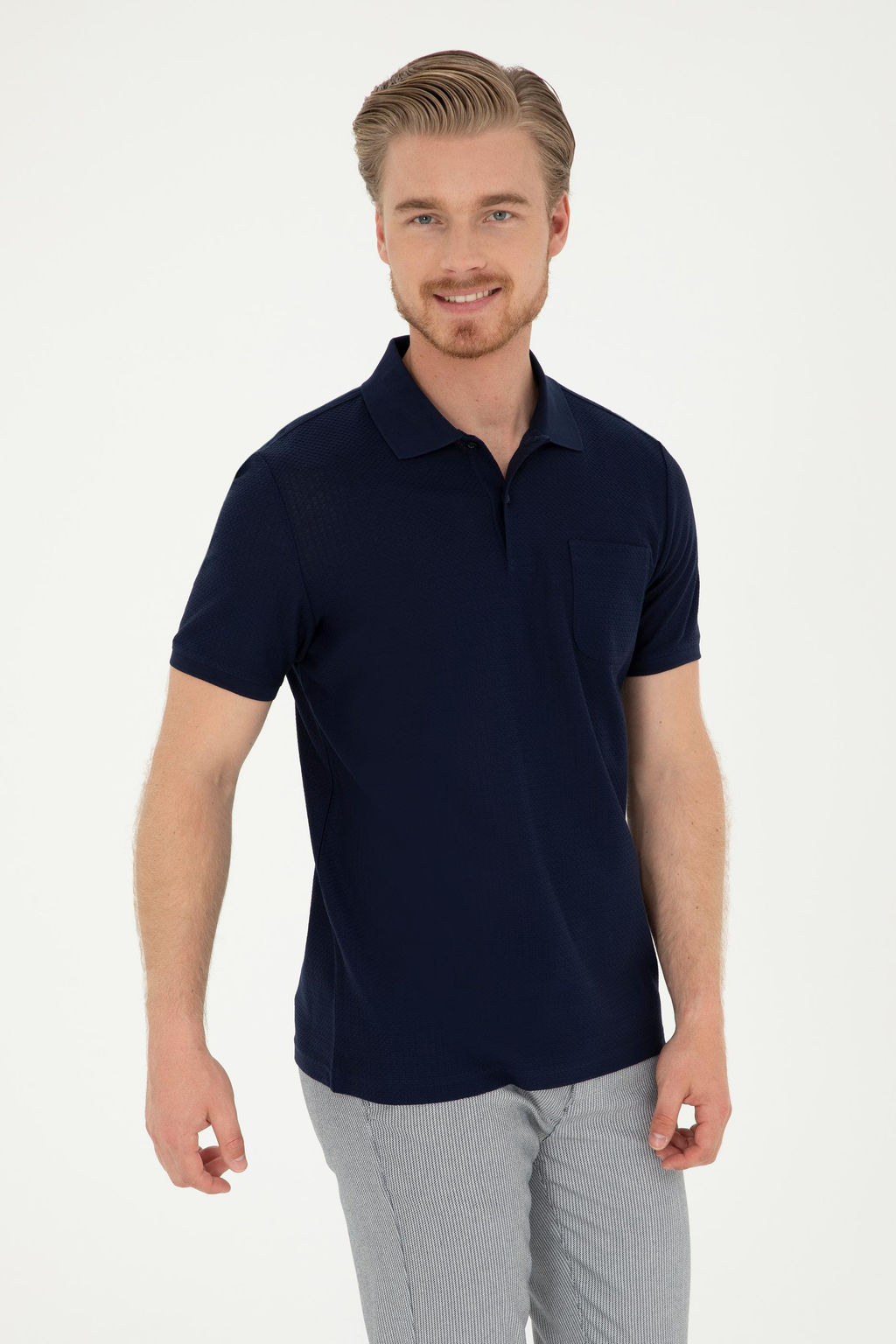 U. S. Polo Assn / Мужская темно-синяя футболка - U.s. polo assn фото 8