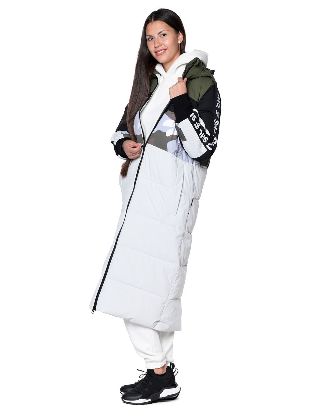 Пальто B-8916 Белый