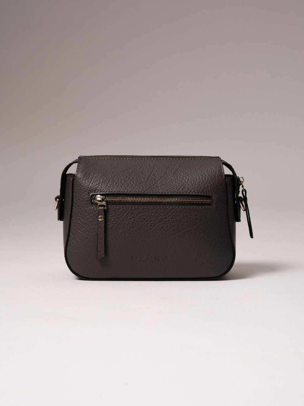 Сумка кожаная через плечо Azaro 3684 темный лес