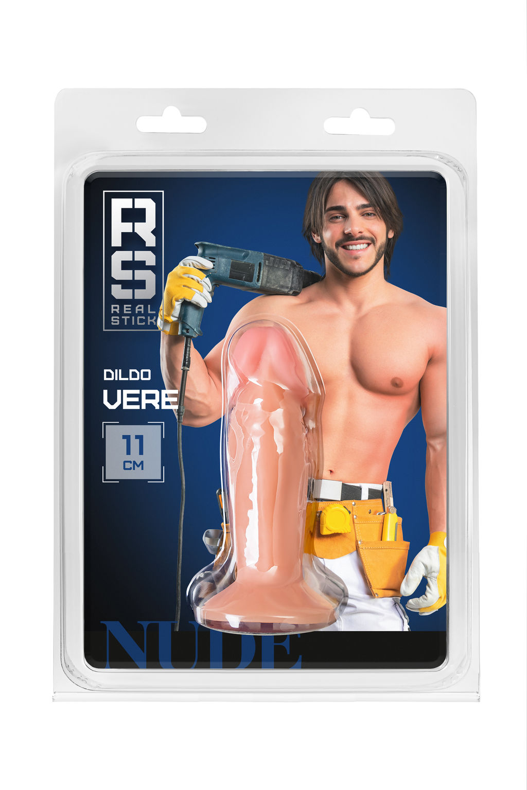 Реалистичный фаллоимитатор RealStick Nude Vere, PVC, телесный, 11 см