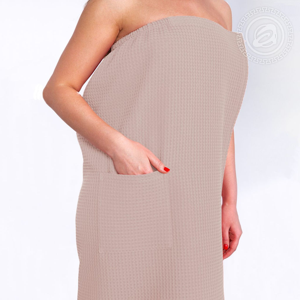 Килт для бани и сауны женский (бежевый) 100*150/1 шт. - 100*150 Для бани и сауны