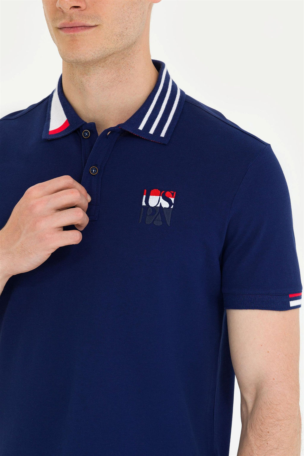 Мужская темно-синяя футболка - U.s. polo assn фото 14