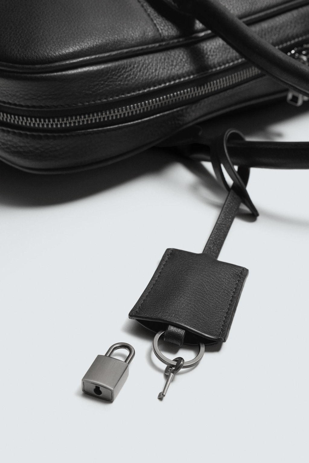 LEATHER BRIEFCASE - Zara фото 7