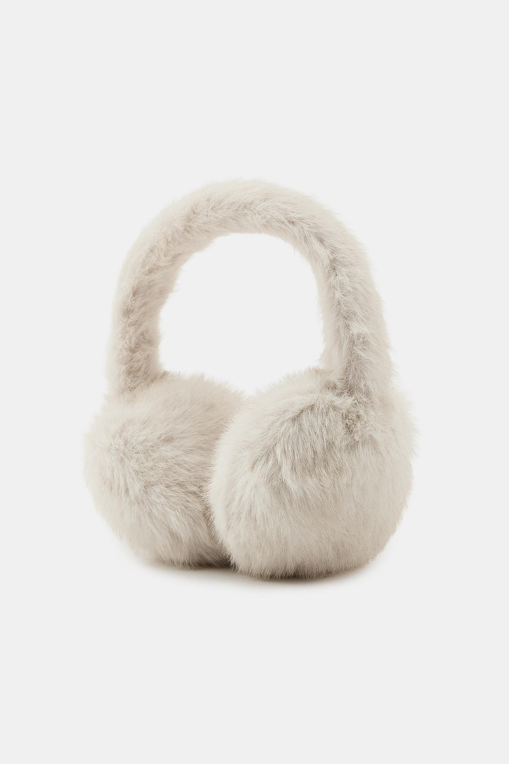 PLAIN FAUX FUR EARMUFFS - Zara фото 3