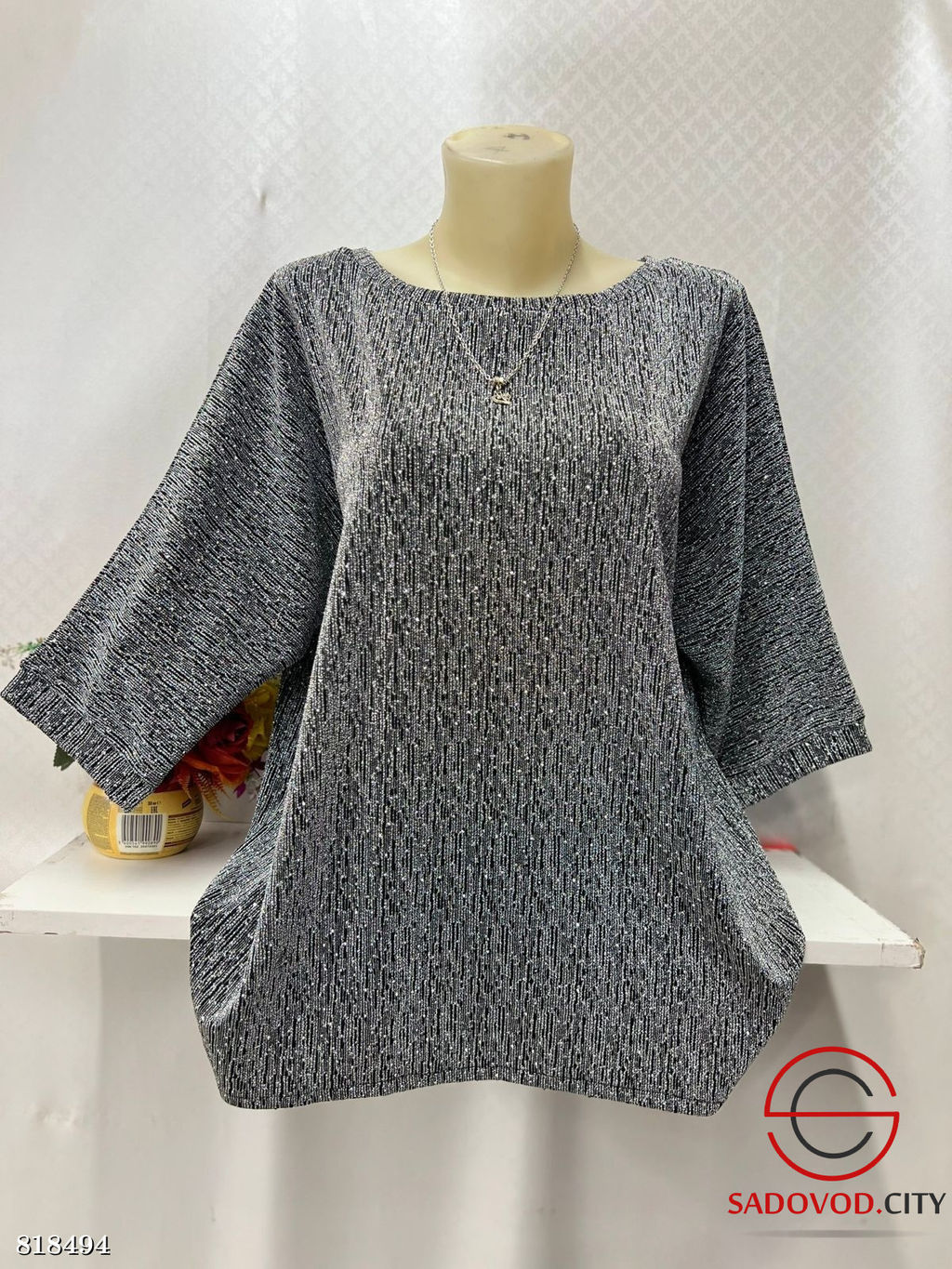 Блузка женская со стразами - Bruno фото 2