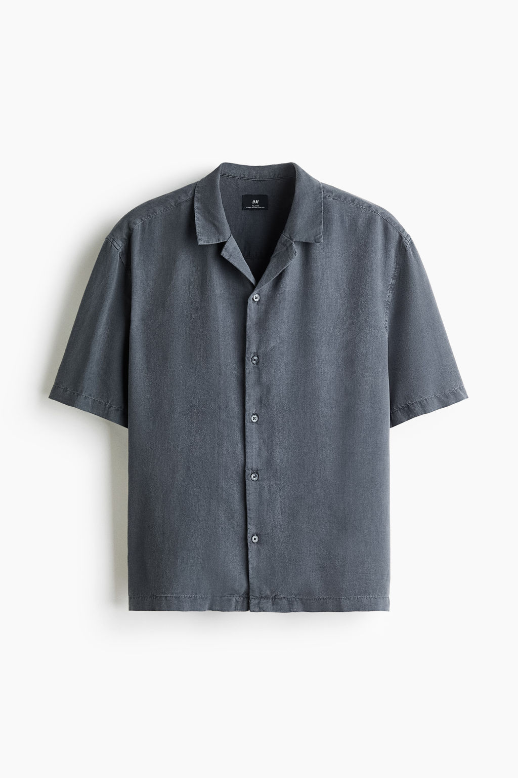 Camisa resort en mezcla de lino Relaxed Fit - H&m фото 2