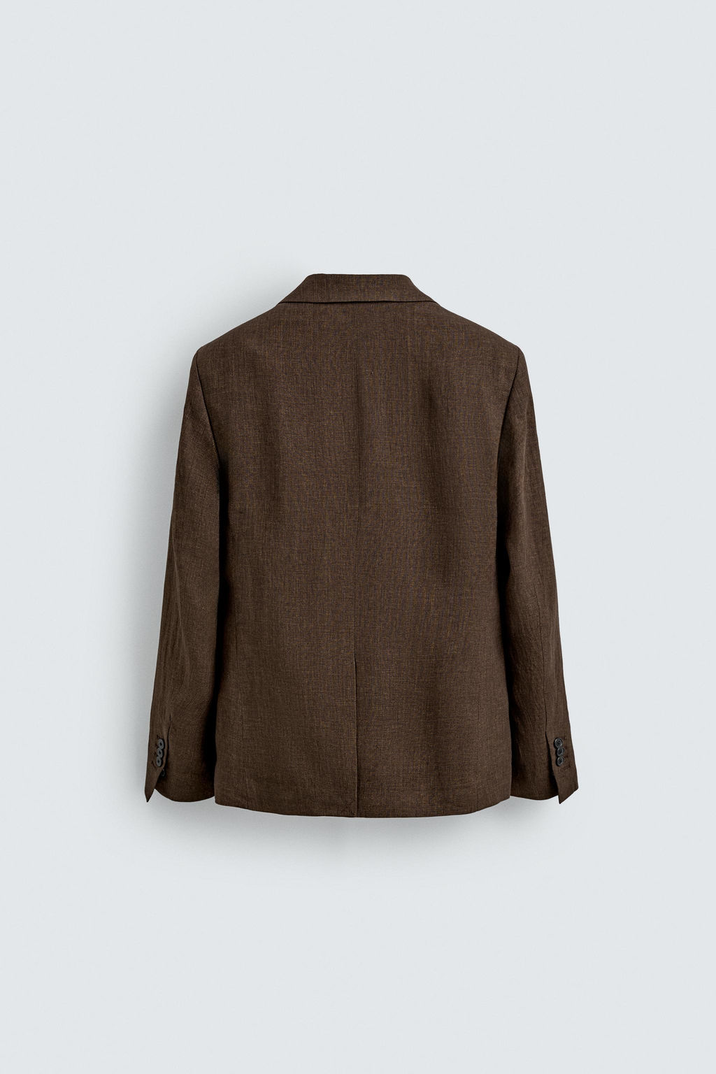 BLAZER TRAJE 100% LINO / Marr?n oscuro - Zara фото 9