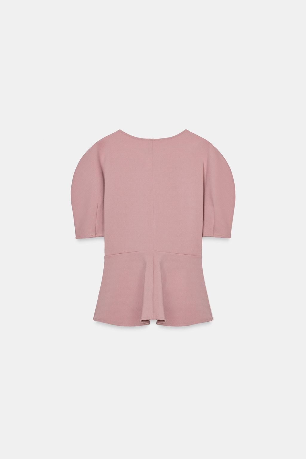 CAMISETA PEPLUM SOFT / Rosa - Zara фото 7