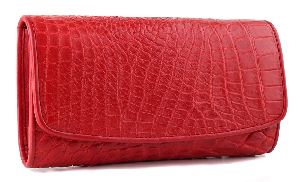 Кошелек женский из кожи крокодила