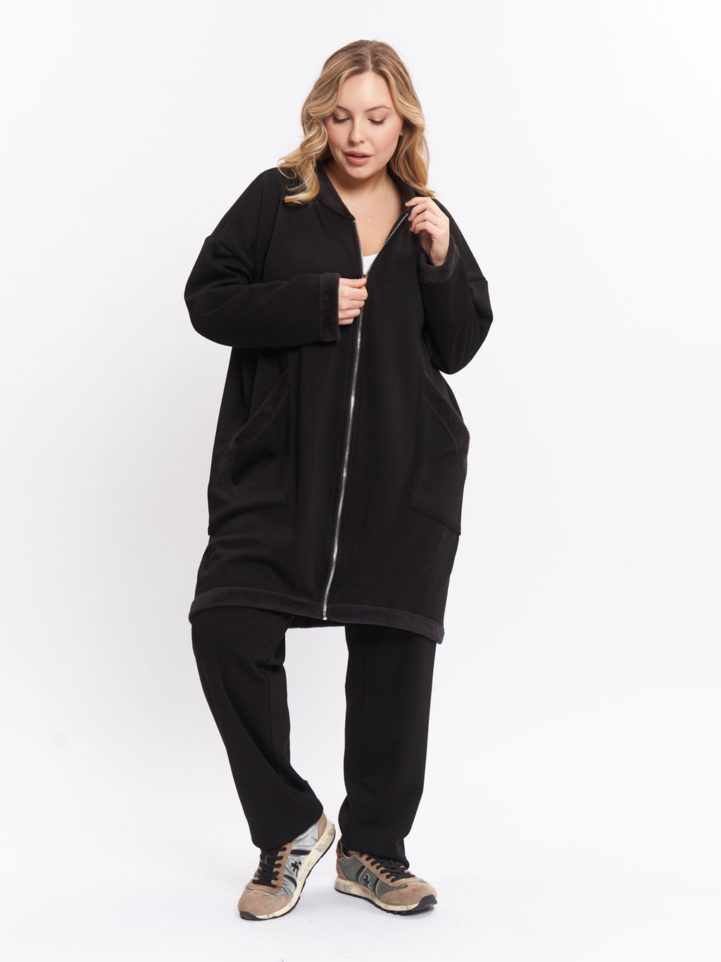 Кардиган на меху ZGA23521BLK01 - Артесса фото 4